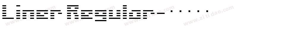 Liner Regular字体转换